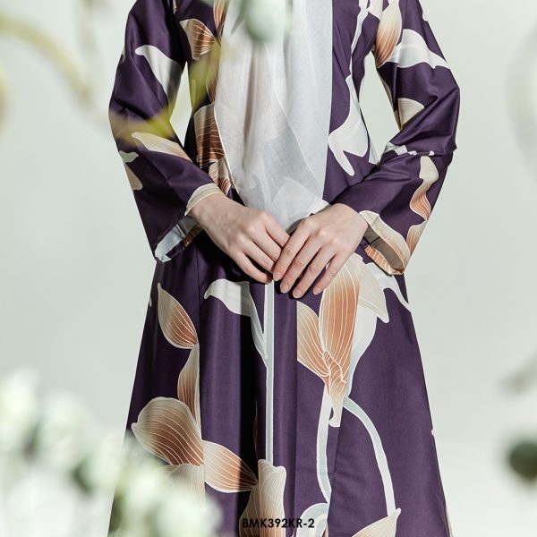 Riau Kurung in Eggplant Purple (BMK392KR-2) - Image 3