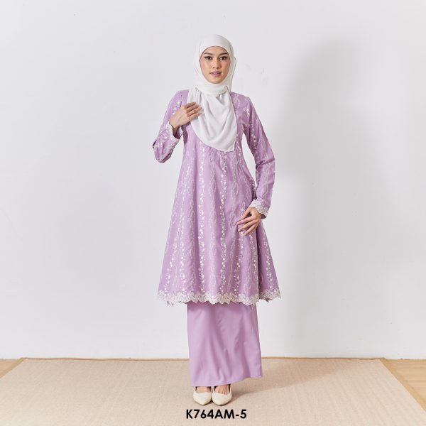 Ameera Kurung in Heather (K764AM-5)