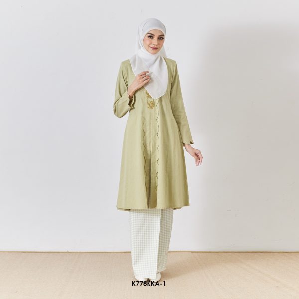 Kebarung Anggerik in Apple Green (K778KKA-1)