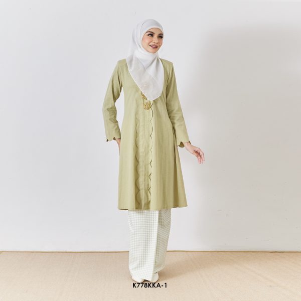 Kebarung Anggerik in Apple Green (K778KKA-1) - Image 2