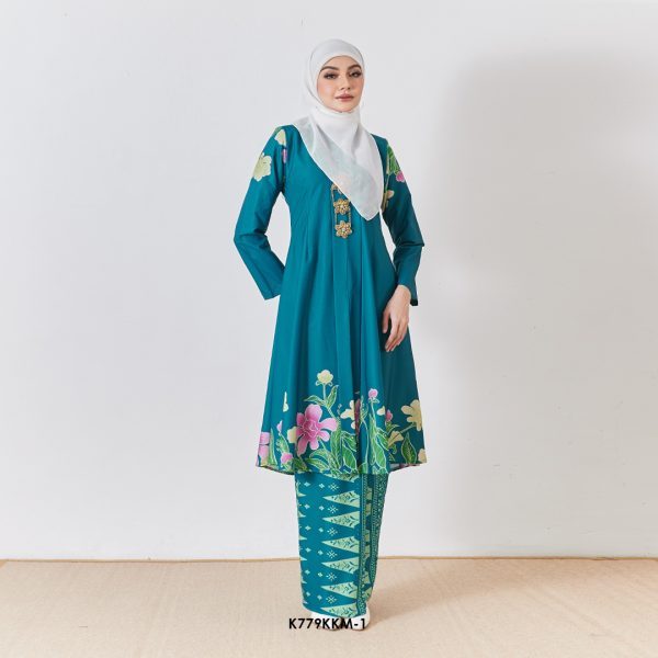 Kebarung Kalthom in Teal Green (K779KKM-1)