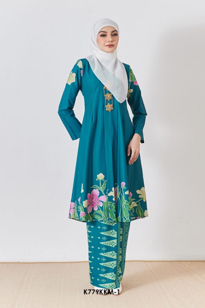 Kebarung Kalthom in Teal Green (K779KKM-1)