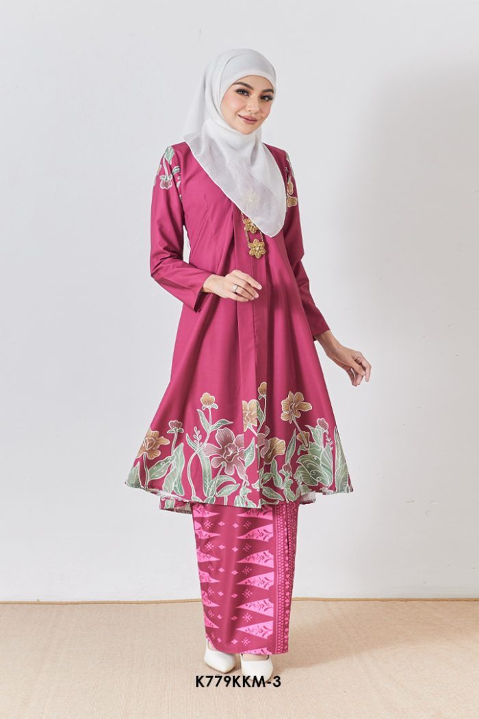Kebarung Kalthom in Dark Pink (K779KKM-3)