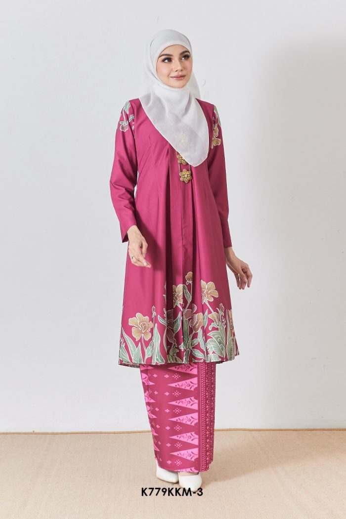 Kebarung Kalthom in Dark Pink (K779KKM-3)