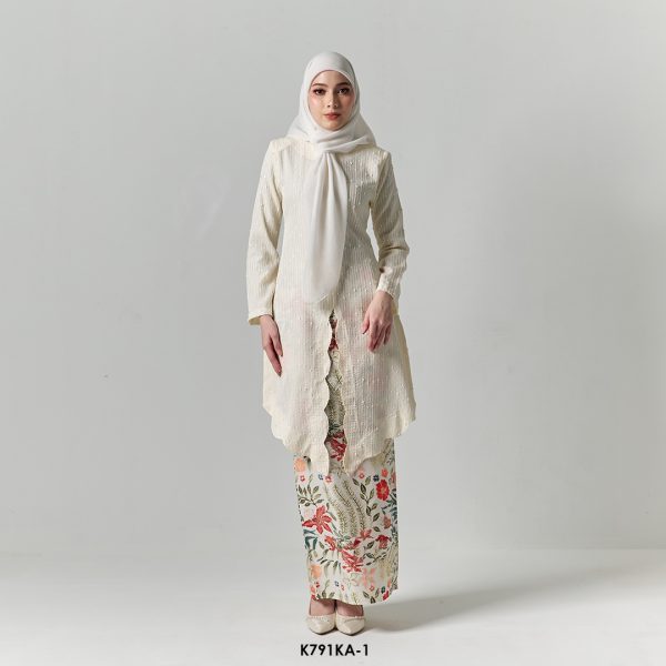 Kebaya Anggun 2.0 in Off White (K791KA-1)