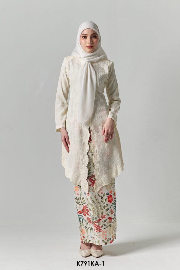 Kebaya Anggun 2.0 in Off White (K791KA-1)