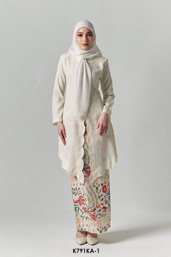 Kebaya Anggun 2.0 in Off White (K791KA-1)