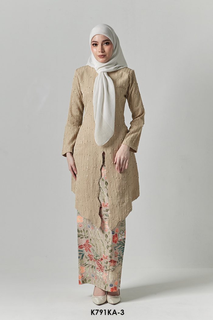 Kebaya Anggun 2.0 in Khaki (K791KA-3)