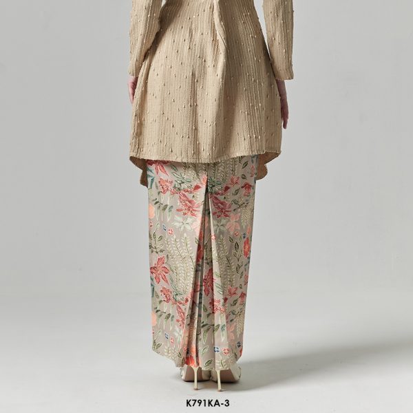 Kebaya Anggun 2.0 in Khaki (K791KA-3) - Image 3