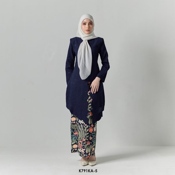 Kebaya Anggun 2.0 in Dark Blue (K791KA-5)