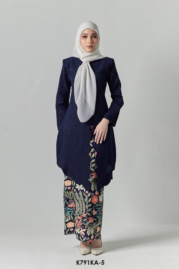 Kebaya Anggun 2.0 in Dark Blue (K791KA-5)