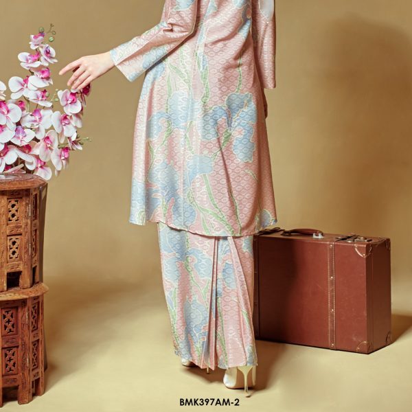 Ameera Kurung in Bubblegum Pink (BMK397AM-2) - Image 3