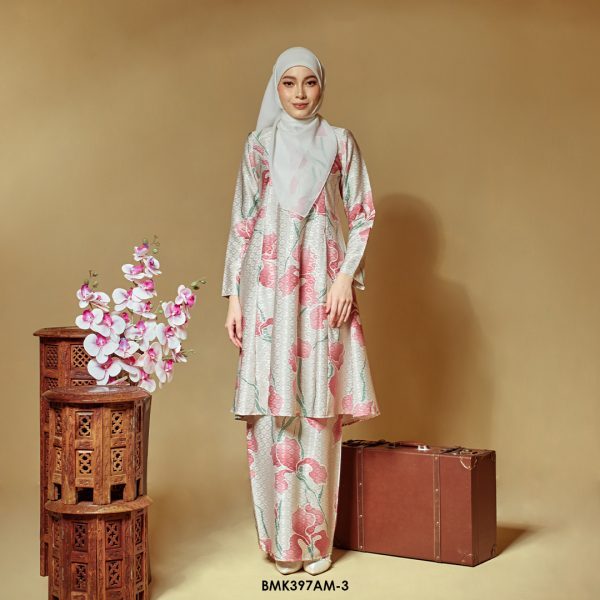 Ameera Kurung in Cream (BMK397AM-3)