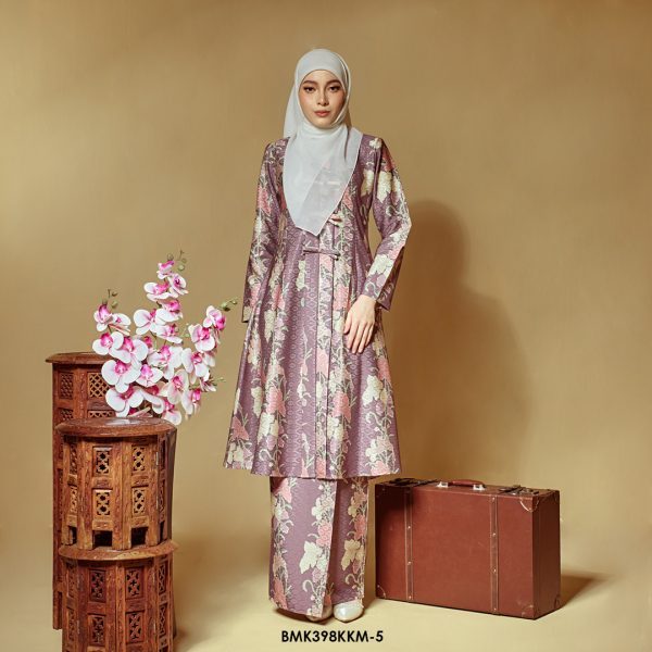 Kebarung Batiq Mia 3.0 Ribbon in Dusty Purple (BMK398KKM-5)