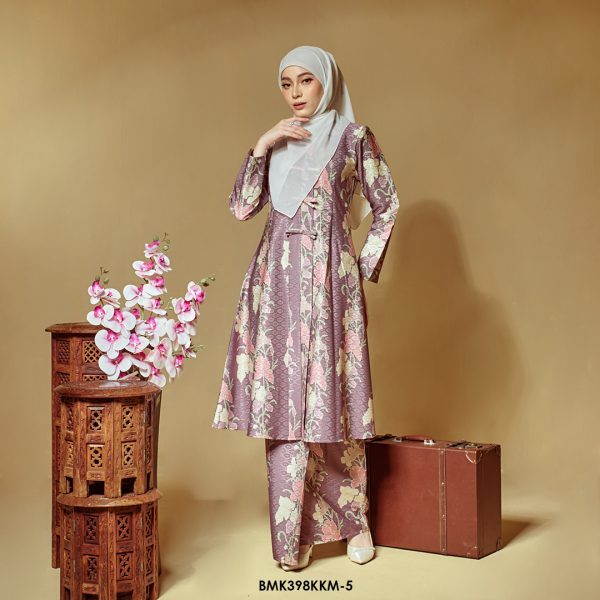 Kebarung Batiq Mia 3.0 Ribbon in Dusty Purple (BMK398KKM-5) - Image 2