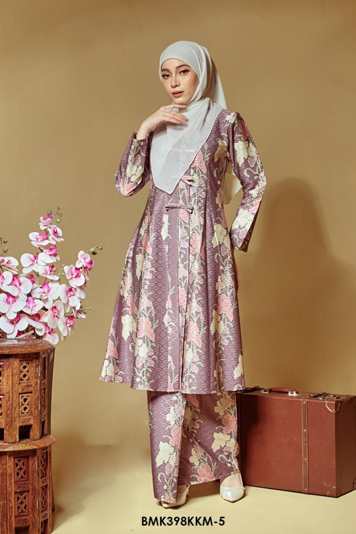 Kebarung Batiq Mia 3.0 Ribbon in Dusty Purple (BMK398KKM-5)