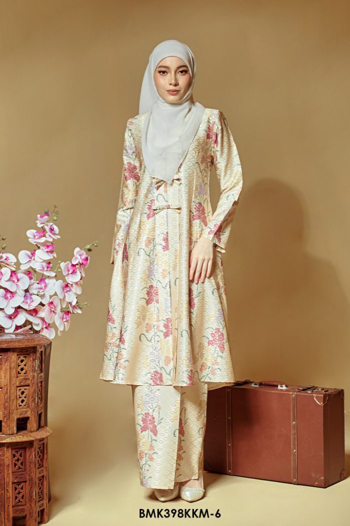 Kebarung Batiq Mia 3.0 Ribbon in Cream (BMK398KKM-6)