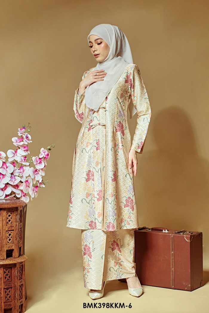 Kebarung Batiq Mia 3.0 Ribbon in Cream (BMK398KKM-6)