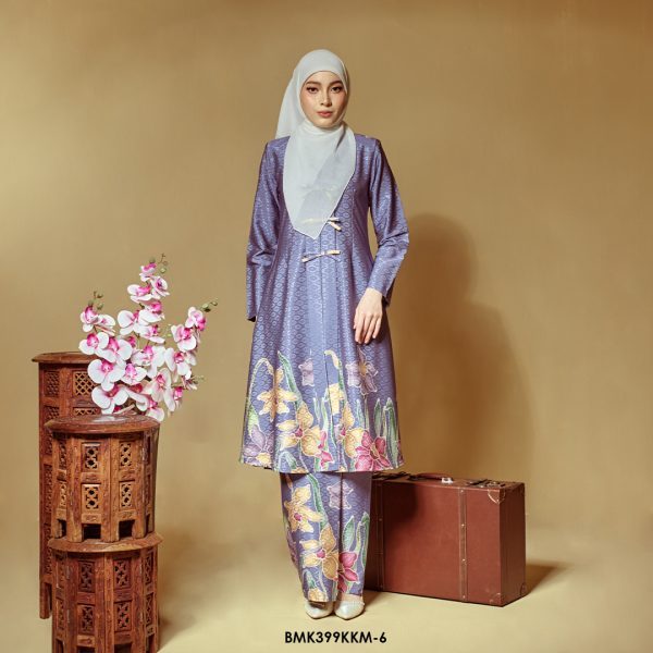 Kebarung Batiq Mia 3.0 Ribbon in Iris Purple (BMK399KKM-6)