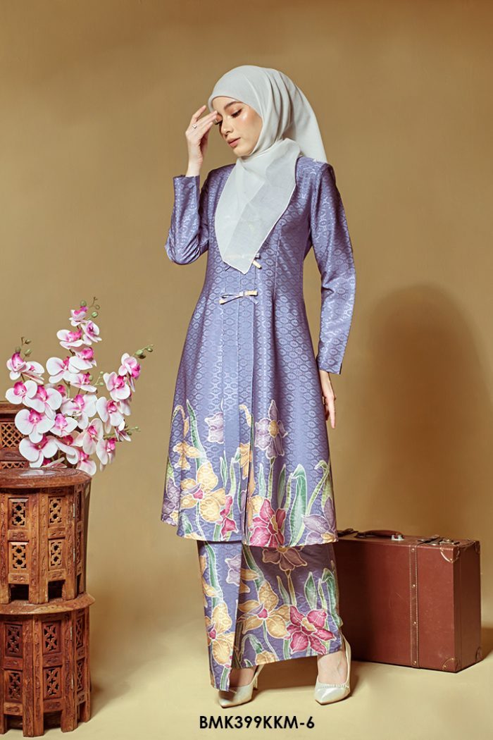 Kebarung Batiq Mia 3.0 Ribbon in Iris Purple (BMK399KKM-6)
