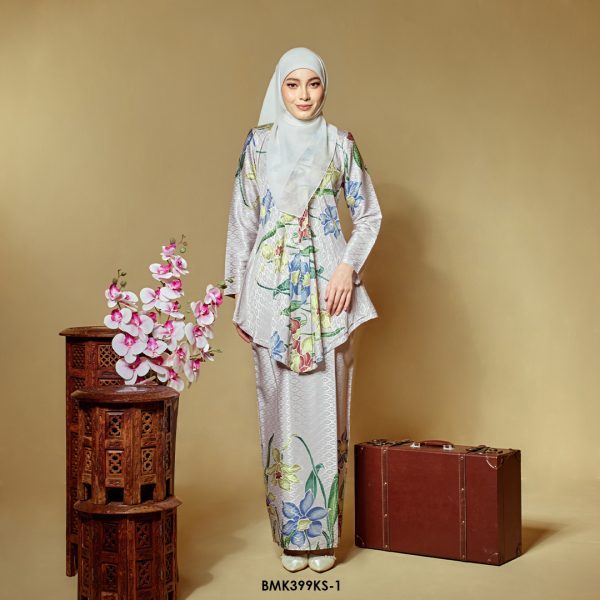 Kebaya Saloma in Silver (BMK399KS-1)