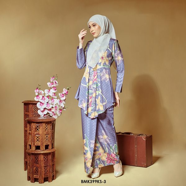 Kebaya Saloma in Iris Purple (BMK399KS-3) - Image 2