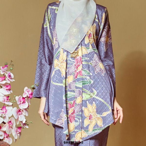Kebaya Saloma in Iris Purple (BMK399KS-3) - Image 3