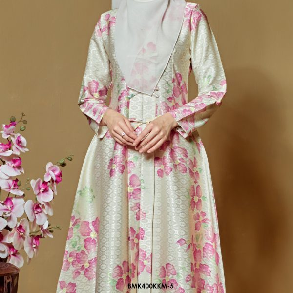 Kebarung Batiq Mia 3.0 Ribbon in Cream (BMK400KKM-5) - Image 3