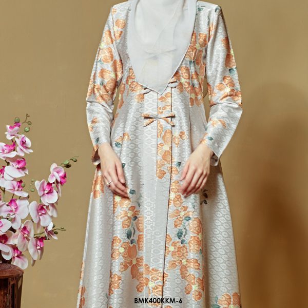 Kebarung Batiq Mia 3.0 Ribbon in Light Cream (BMK400KKM-6) - Image 3