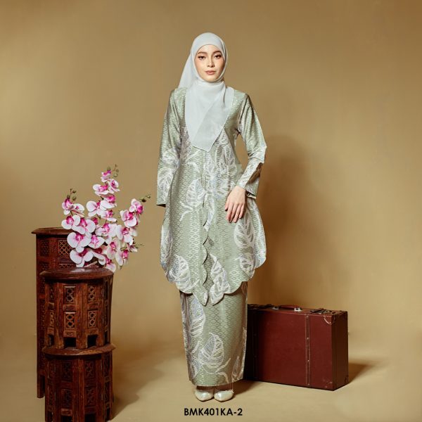 Kebaya Anggun 2.0 in Sage Green (BMK401KA-2)