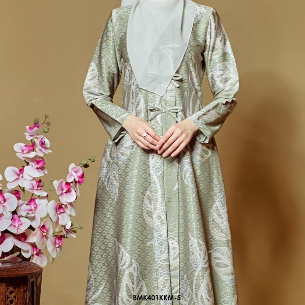 Kebarung Batiq Mia 3.0 Ribbon in Sage Green (BMK401KKM-5) - Image 3