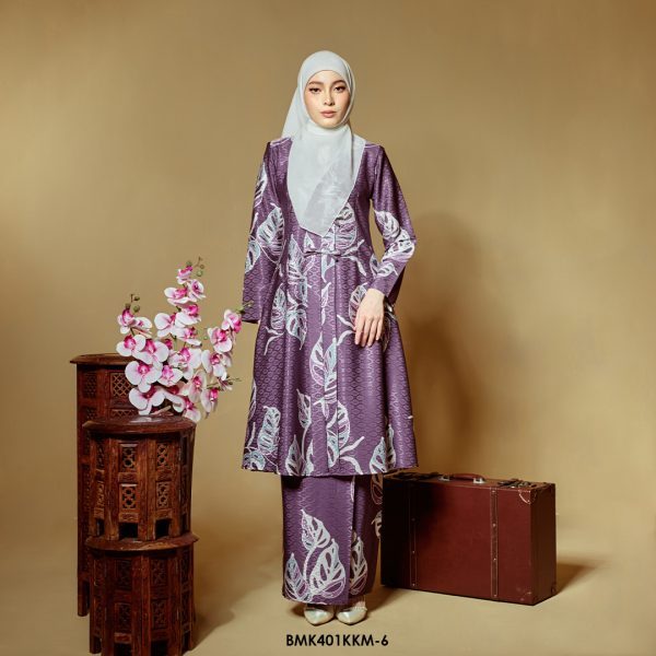 Kebarung Batiq Mia 3.0 Ribbon in Purple (BMK401KKM-6)