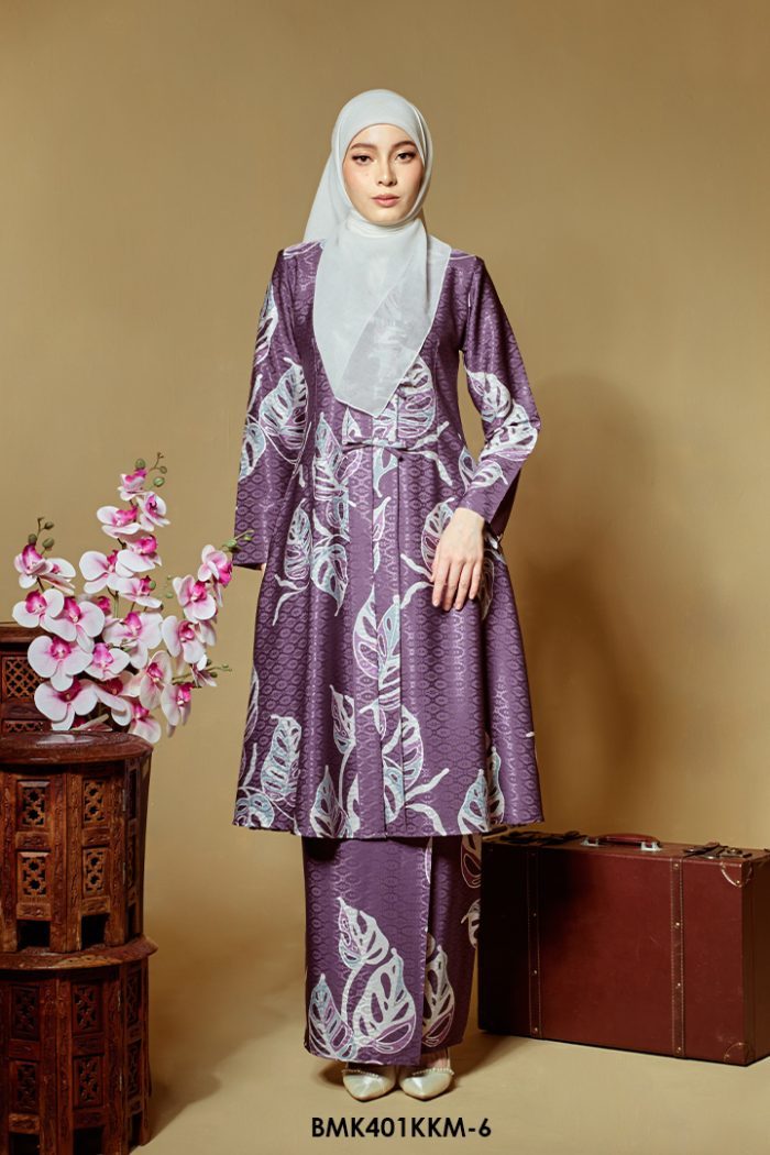 Kebarung Batiq Mia 3.0 Ribbon in Purple (BMK401KKM-6)