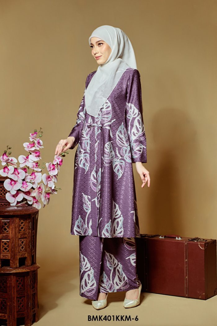 Kebarung Batiq Mia 3.0 Ribbon in Purple (BMK401KKM-6)