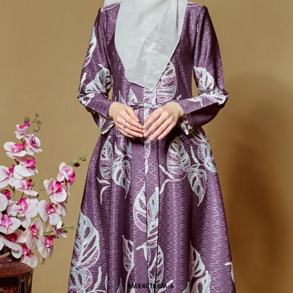 Kebarung Batiq Mia 3.0 Ribbon in Purple (BMK401KKM-6) - Image 3