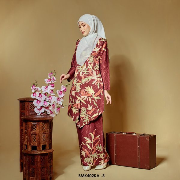 Kebaya Anggun 2.0 in Maroon (BMK402KA-3) - Image 2