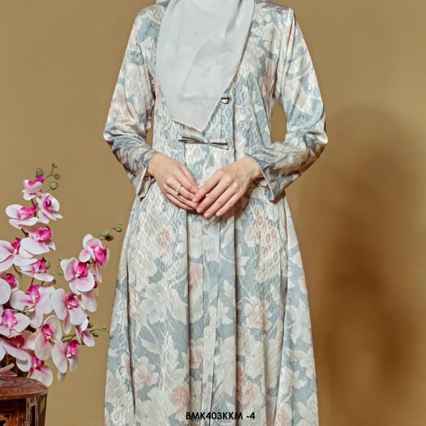 Kebarung Batiq Mia 3.0 Ribbon in Blue Grey (BMK403KKM-4) - Image 3