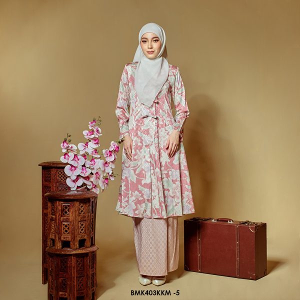 Kebarung Batiq Mia 3.0 Ribbon in Rose Pink (BMK403KKM-5)