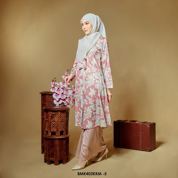 Kebarung Batiq Mia 3.0 Ribbon in Rose Pink (BMK403KKM-5) - Image 2