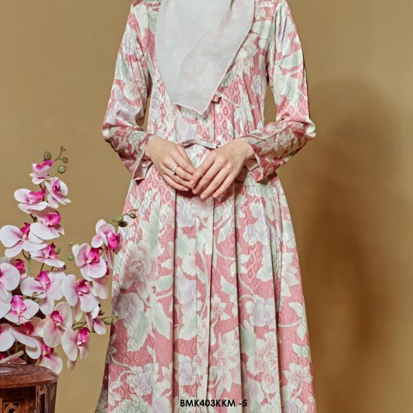 Kebarung Batiq Mia 3.0 Ribbon in Rose Pink (BMK403KKM-5) - Image 3