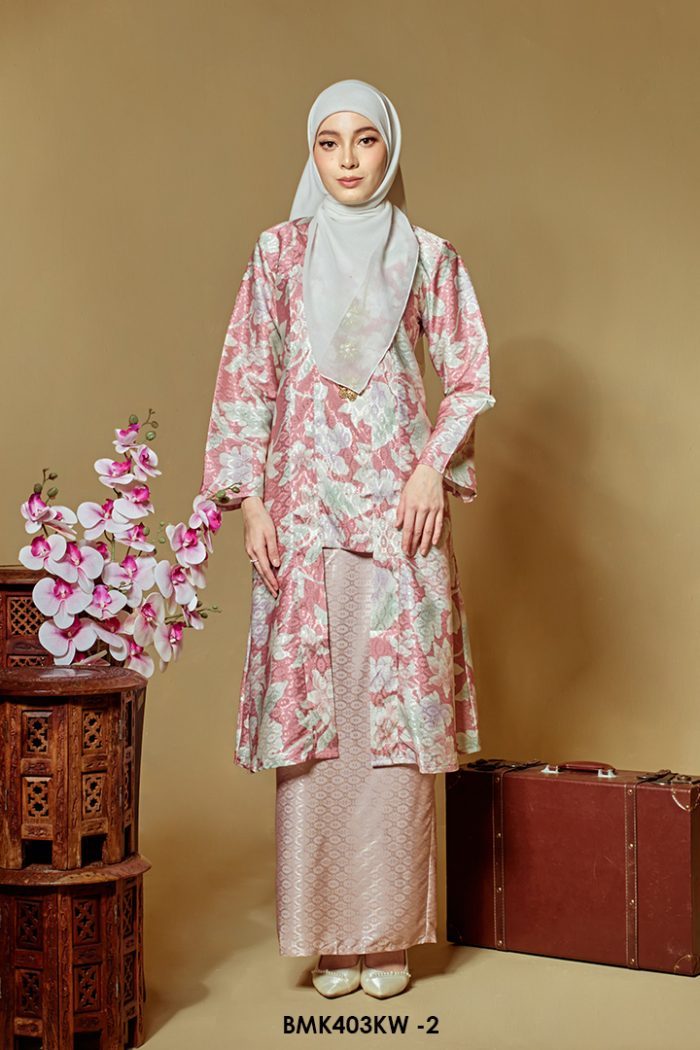 Kebaya Wilda Batiq Mia in Rose Pink (BMK403KW-2)
