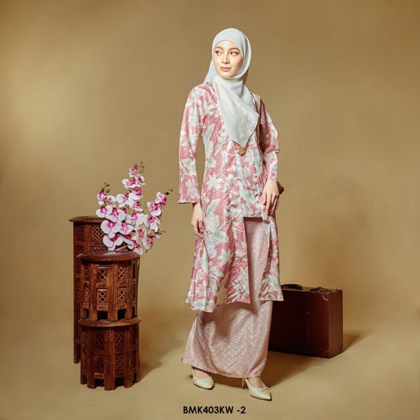 Kebaya Wilda Batiq Mia in Rose Pink (BMK403KW-2) - Image 2