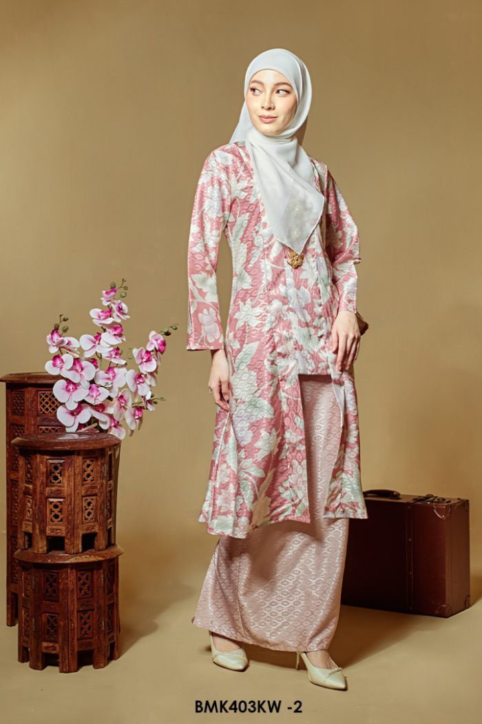 Kebaya Wilda Batiq Mia in Rose Pink (BMK403KW-2)