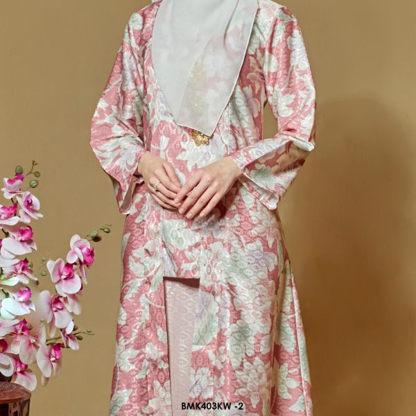 Kebaya Wilda Batiq Mia in Rose Pink (BMK403KW-2) - Image 3
