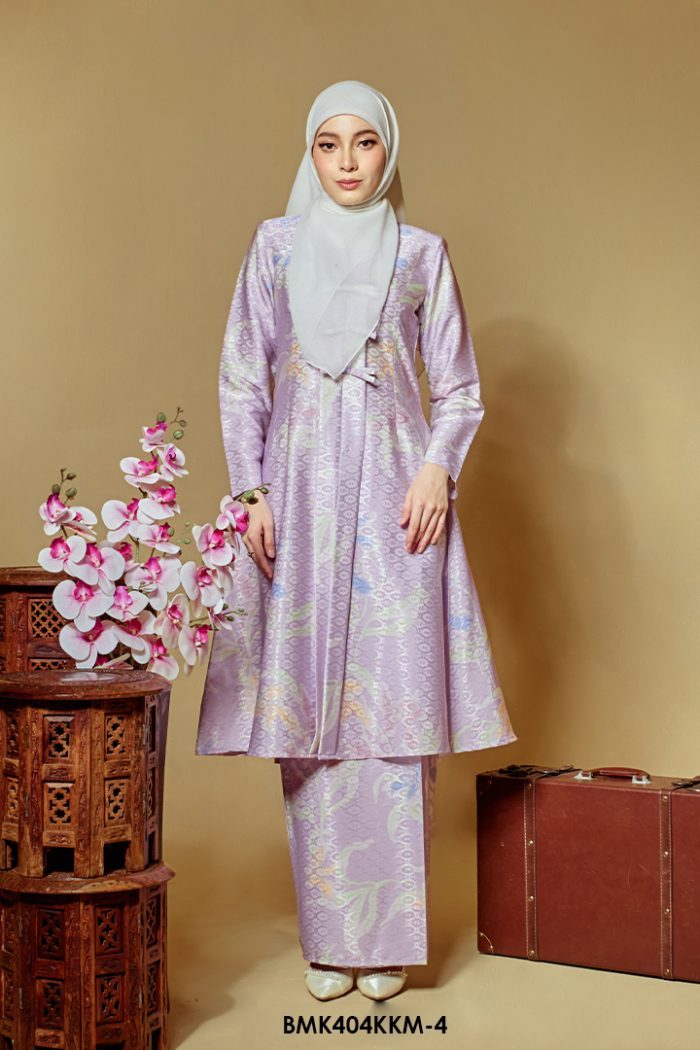 Kebarung Batiq Mia 3.0 Ribbon in Light Lilac (BMK404KKM-4)