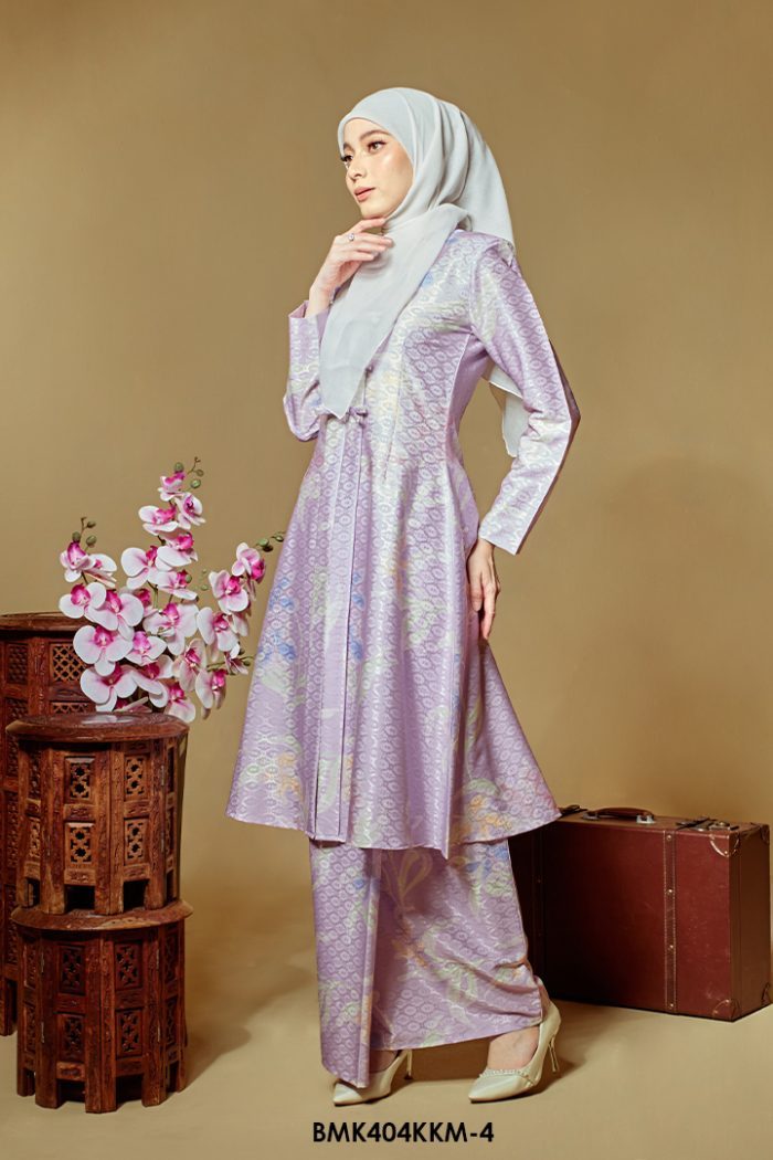 Kebarung Batiq Mia 3.0 Ribbon in Light Lilac (BMK404KKM-4)