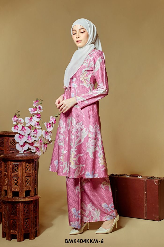Kebarung Batiq Mia 3.0 Ribbon in Blush Pink (BMK404KKM-6)