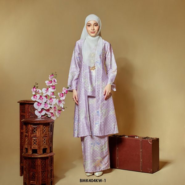 Kebaya Wilda Batiq Mia in Light Lilac (BMK404KW-1)