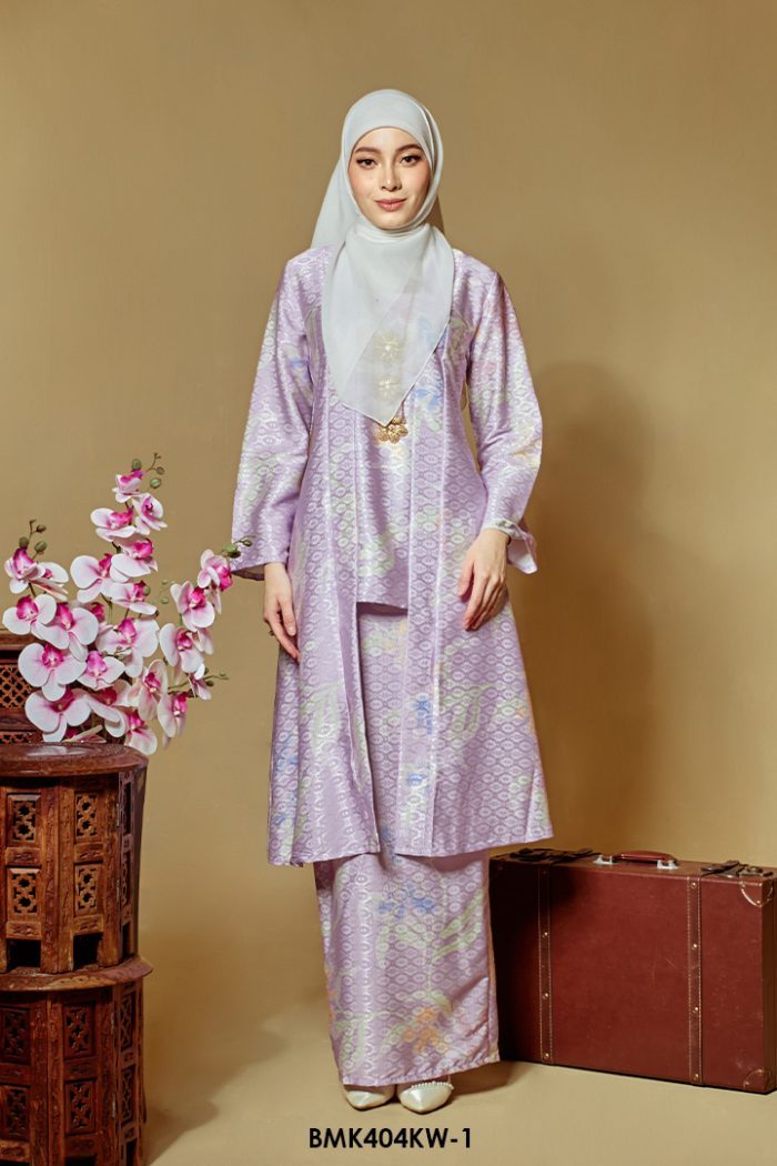 Kebaya Wilda Batiq Mia in Light Lilac (BMK404KW-1)