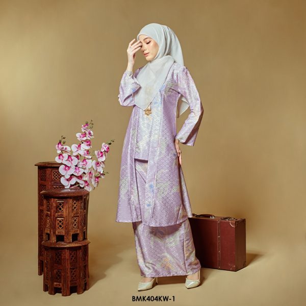Kebaya Wilda Batiq Mia in Light Lilac (BMK404KW-1) - Image 2